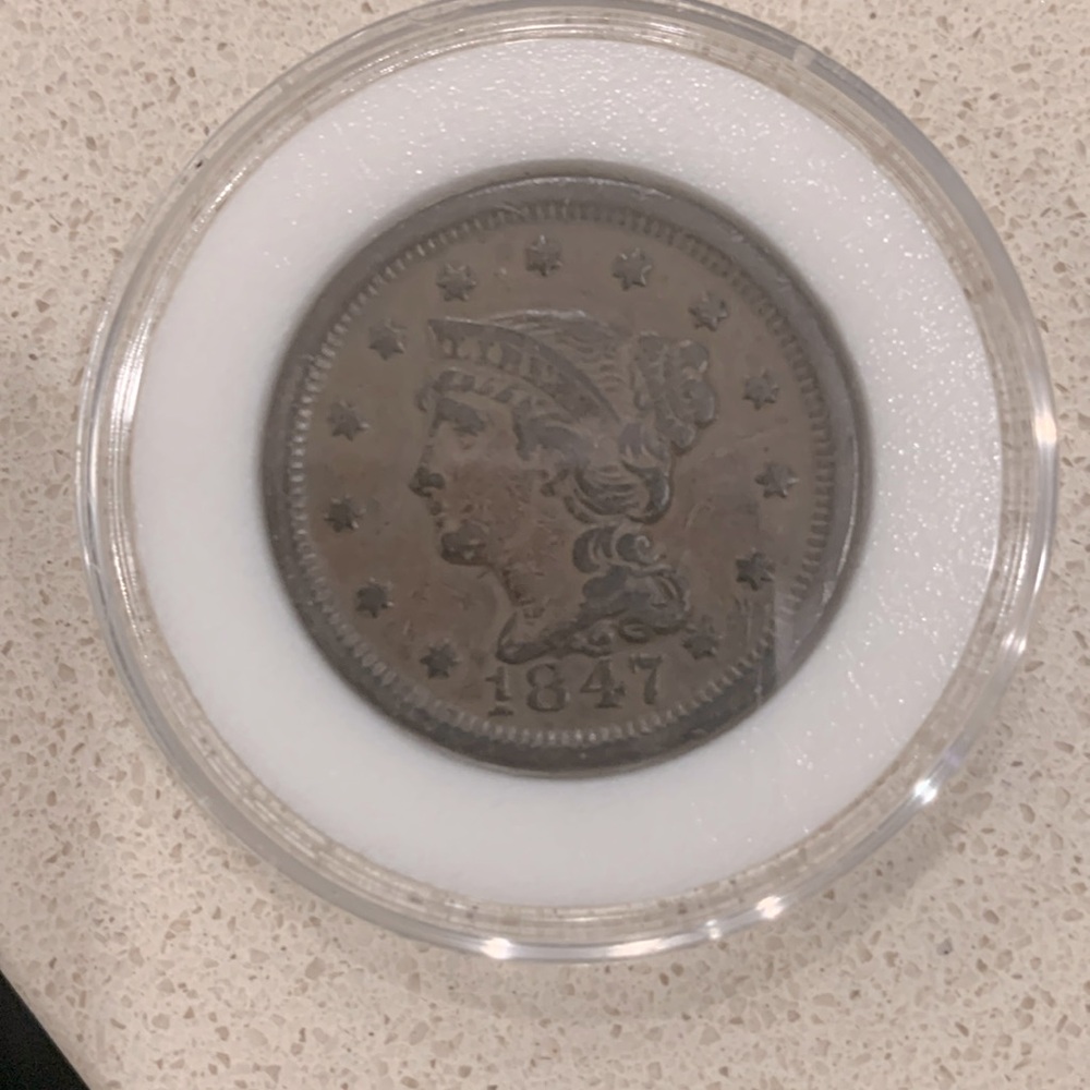 1847 one cent